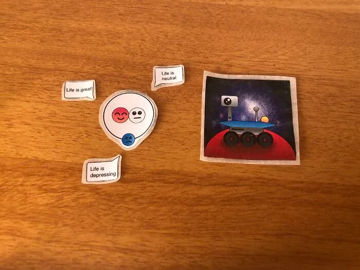 These Stickers I Made. It Took Me A Week To Design The One On The Right