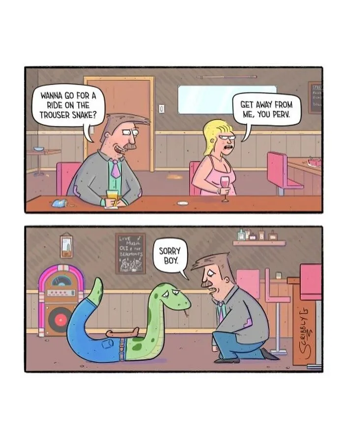 25 Unpredictable Comics With Dark Humor, Illustrated By Scribbly G (New Pics)