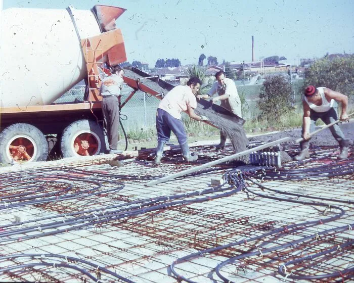 Not My Current House, But My Old Family Home My Grandad Built Had A Number Of Surprising Things, Including The Hydro-Heating Built Into The Concrete Slab