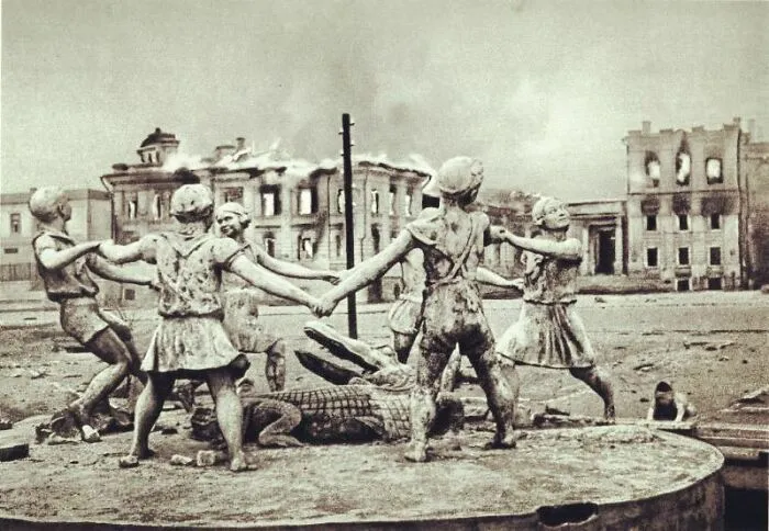 Pictured Above Is The Children's Khorovod, Also Known As Barmaley Fountain Located In Stalingrad