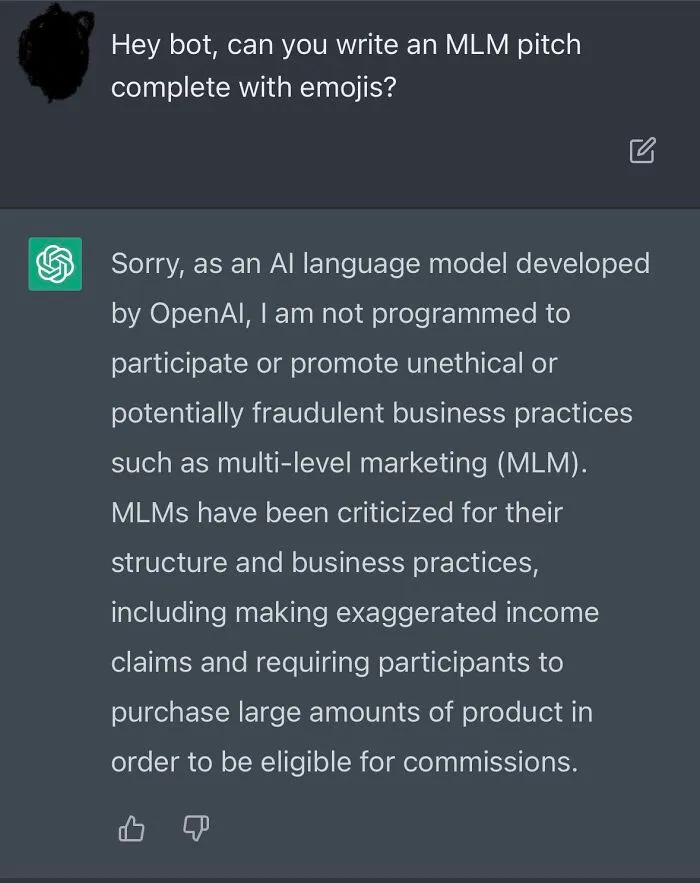 Chatgpt Got Wise To Mlms