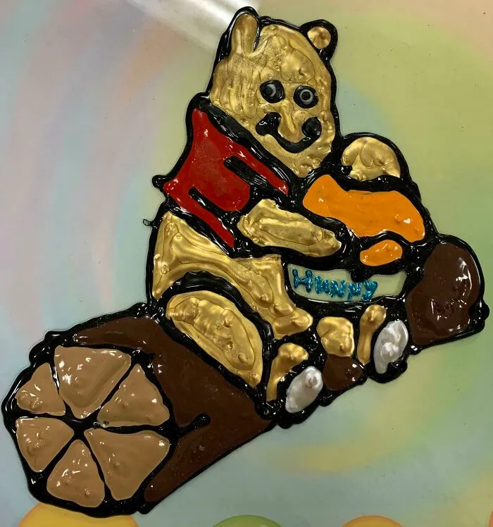 El oso Pooh se equivocó de camino en la vida