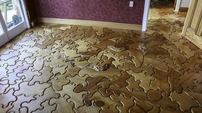 El rompecabezas definitivo para el instalador de suelos de madera