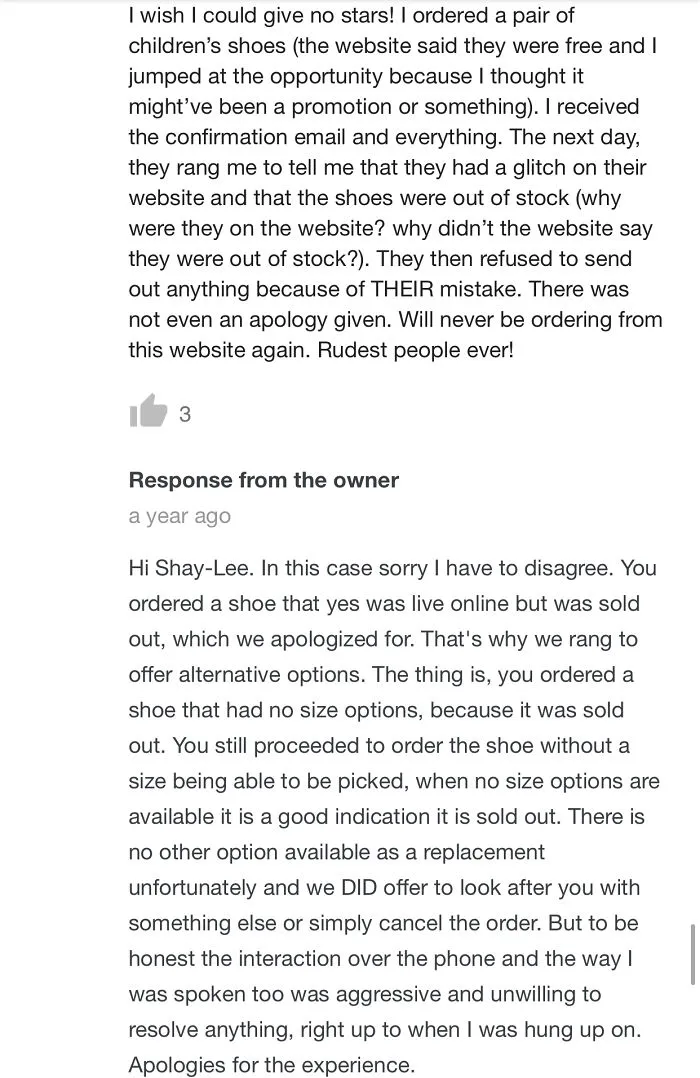 This Google Review For A Friendly Australian Skate Shop