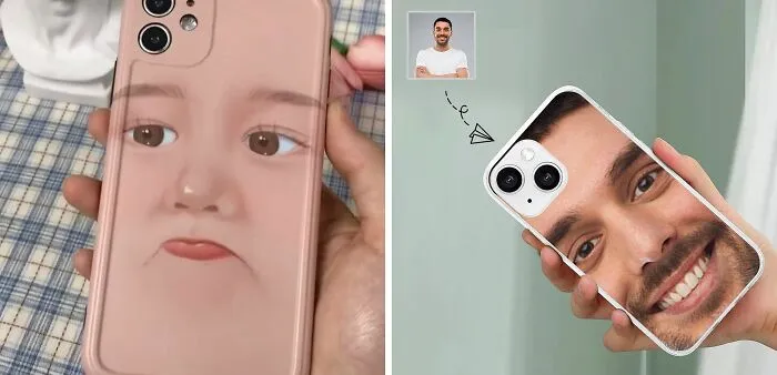 Custom Face Expression Rubber Cases