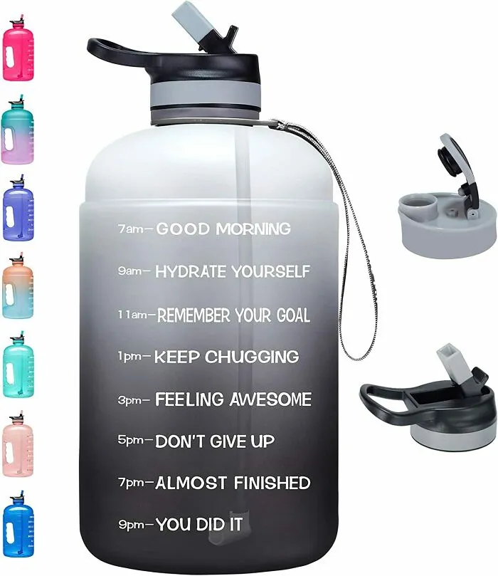 Motivational Gallon Water Bottle