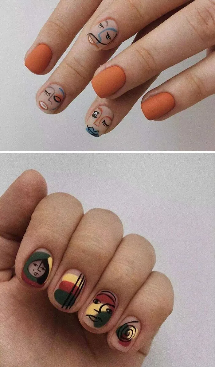 Abstract Nail Art