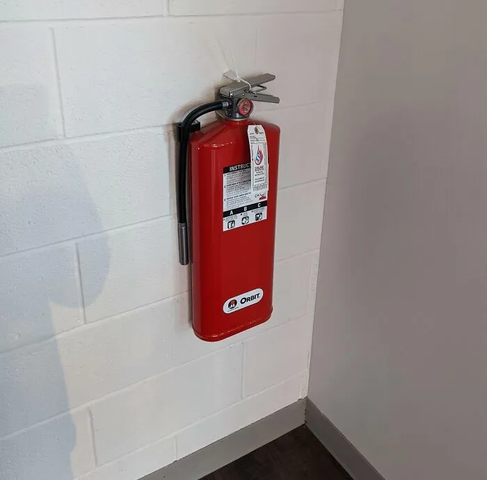 This Flat Fire Extinguisher I Found