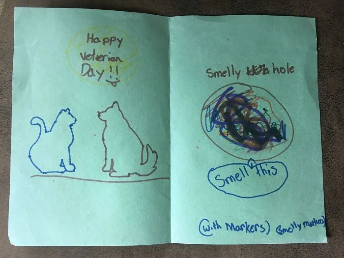 (X-Posting From R/Kidsarefuckingstupid On The Suggestion Of A Member Of This Sub). Bless Her, She Tried. Seems A Bit Confused On The Veteran vs. Veterinarian Thing, Though