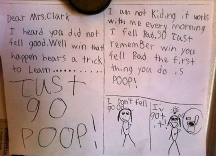 Some Wise Words For Mrs. Clark!