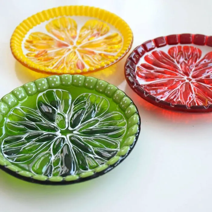 I Decided To Repeat My Favorite Lemon Plates In A Different Color. Which One Do You Like More - Green Or Red? Or Yellow Is Your Favorite?