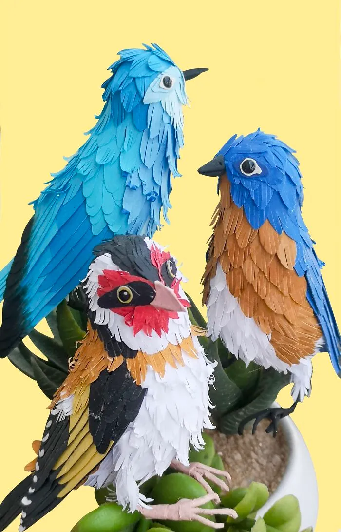 Birds Made With Paper