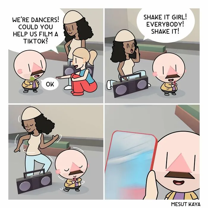 30 New Comics By Mesut Kaya Illustrating Funny And Sometimes Awkward Life Situations