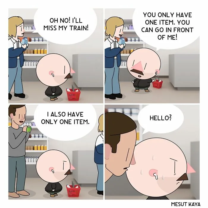 30 New Comics By Mesut Kaya Illustrating Funny And Sometimes Awkward Life Situations