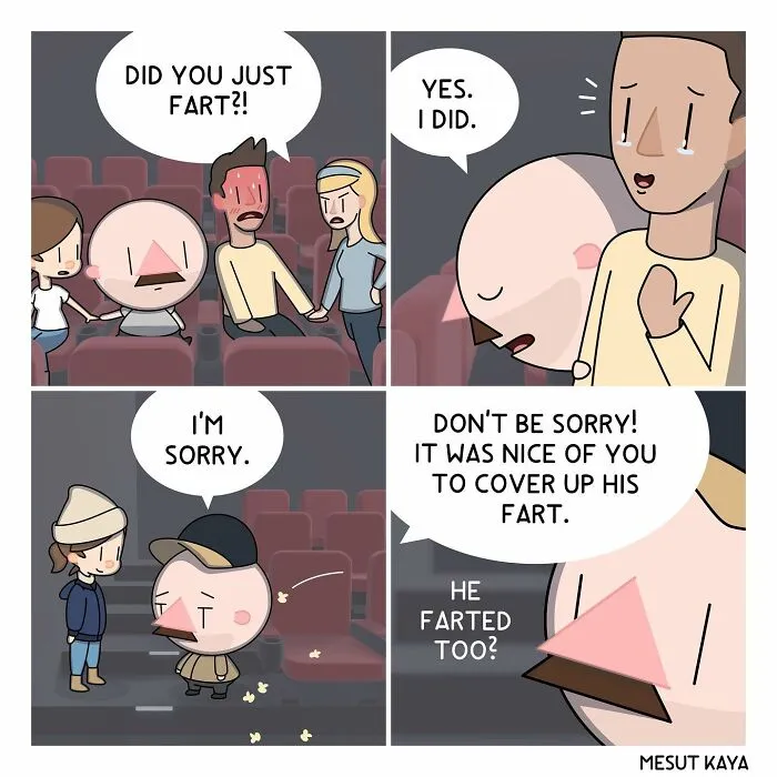 30 New Comics By Mesut Kaya Illustrating Funny And Sometimes Awkward Life Situations