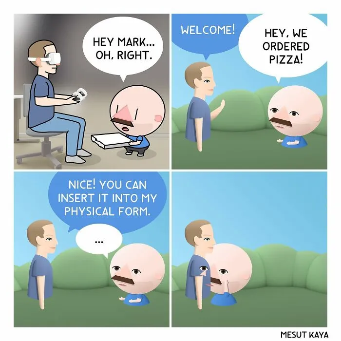 30 New Comics By Mesut Kaya Illustrating Funny And Sometimes Awkward Life Situations