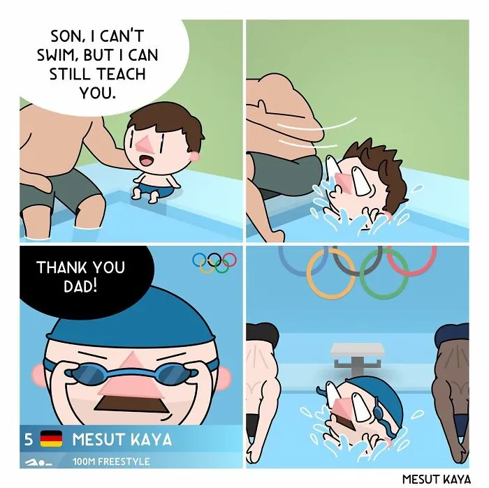30 New Comics By Mesut Kaya Illustrating Funny And Sometimes Awkward Life Situations