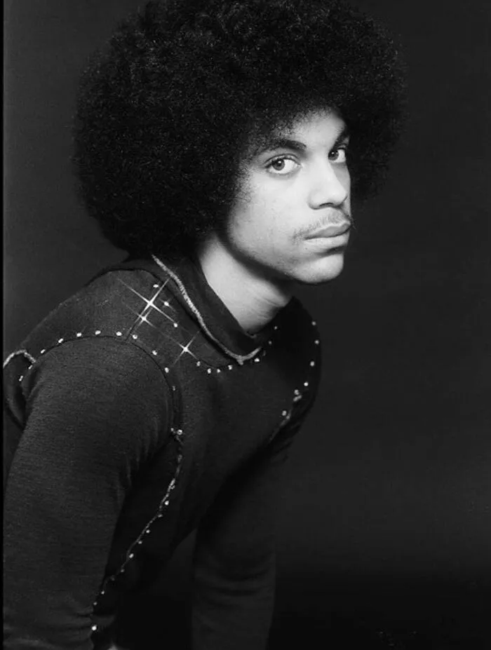 Primera sesión de fotos de Prince, 19 años, 1977