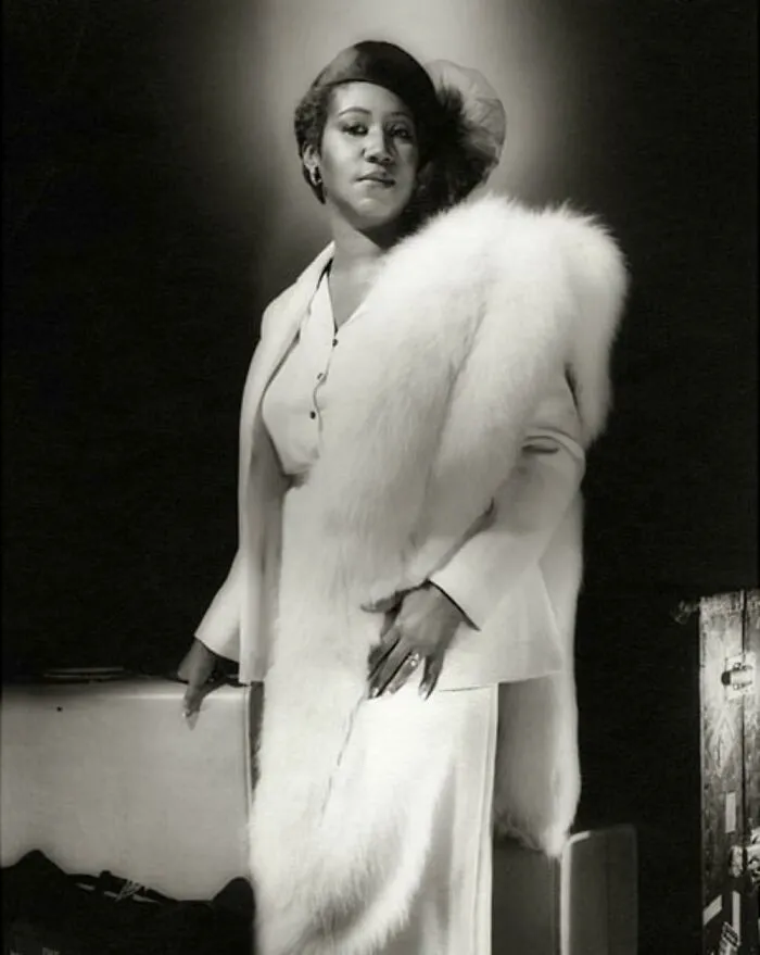 La reina del soul, Aretha Franklin, sesión de fotos para Esquire, 1982