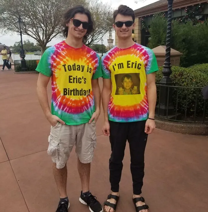 Celebrating My Brother's 21st Birthday In Style At Epcot (The Entire Family Is Wearing These Shirts, Not Just Us)