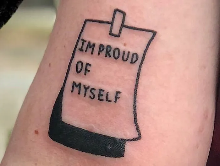Important Note Tattoo