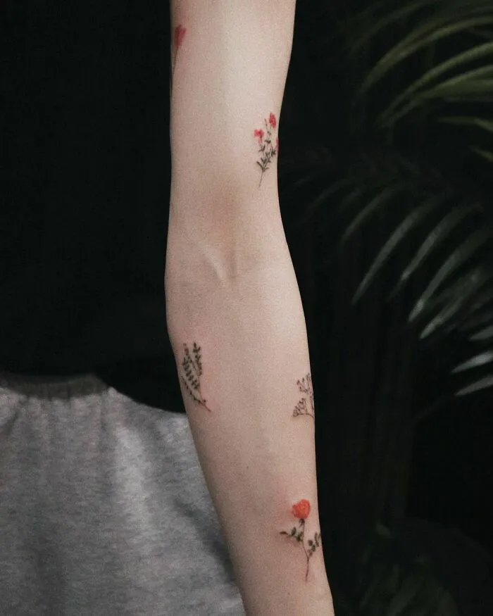 Five Small Flowers