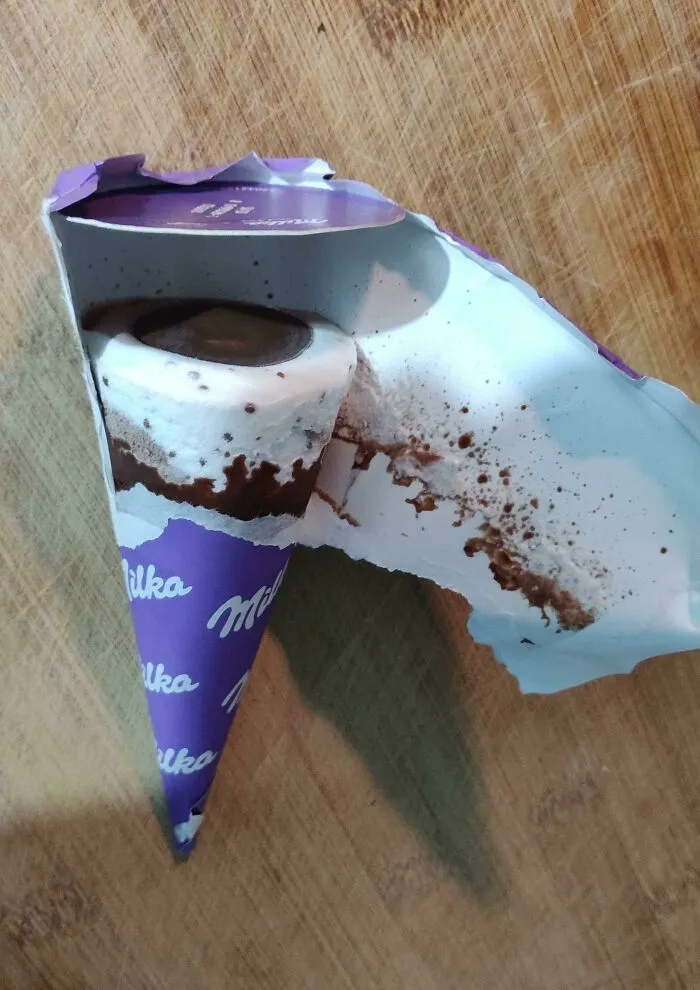 Una caja entera de helados como este
