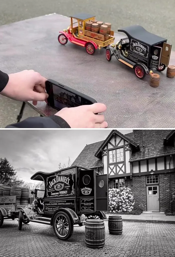 15 Y.O. Photographer Masterfully Uses Forced Perspective To Fool The Eye And Make Toy Cars Look Like Real Autos (30 Pics)