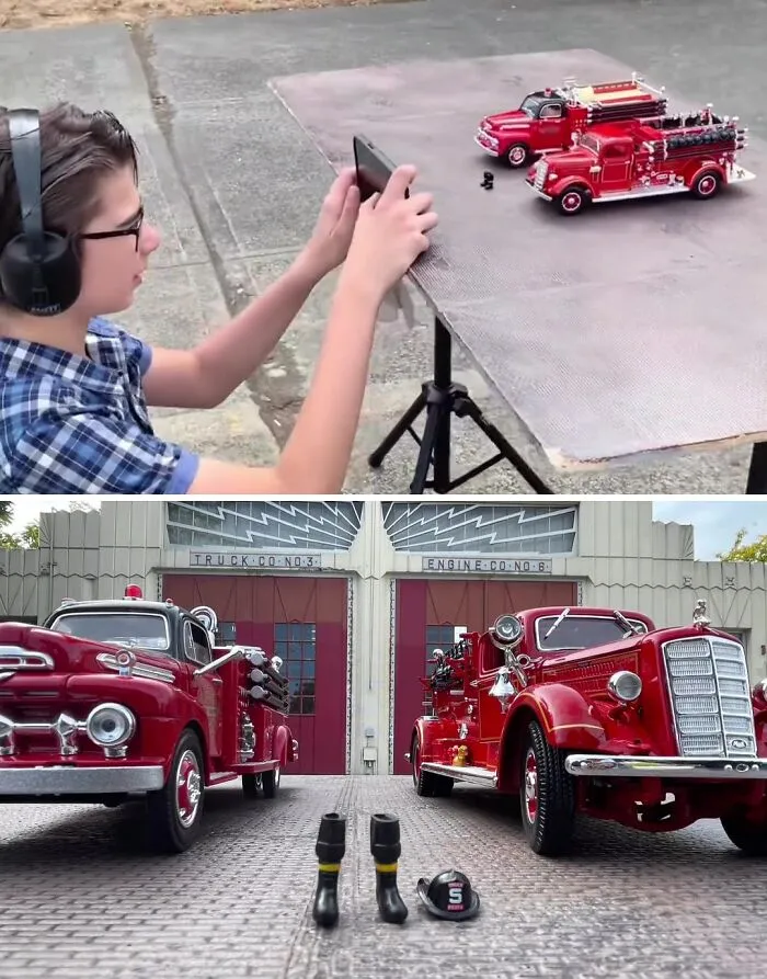 15 Y.O. Photographer Masterfully Uses Forced Perspective To Fool The Eye And Make Toy Cars Look Like Real Autos (30 Pics)