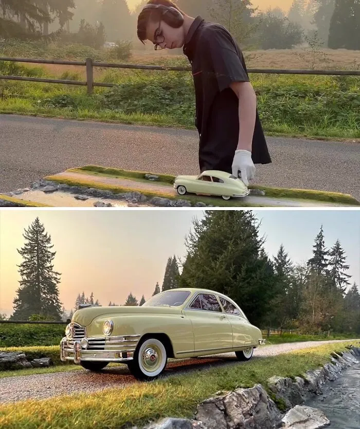 15 Y.O. Photographer Masterfully Uses Forced Perspective To Fool The Eye And Make Toy Cars Look Like Real Autos (30 Pics)