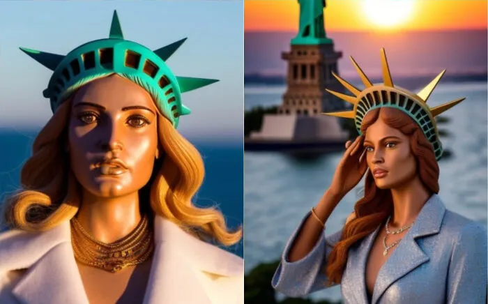 The Statue Of Liberty On Tinder