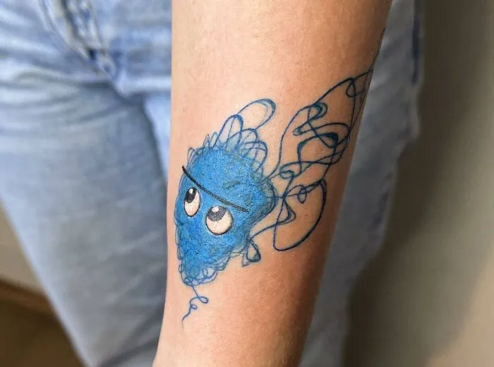 Anxiety Blob, My Blue Friend
