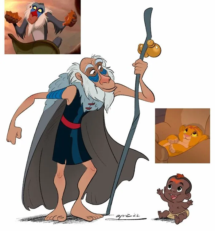 Rafiki And Simba