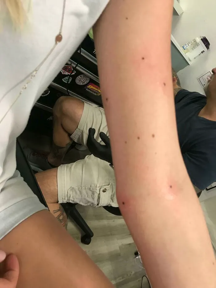 I Have Three Freckles That Looks Like Orion’s Belt, So I Tattooed The Rest Of The Constellation