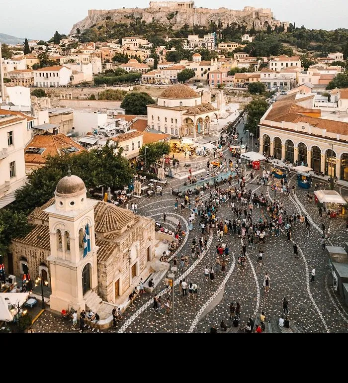 Photo[ of Athens city from bird's view