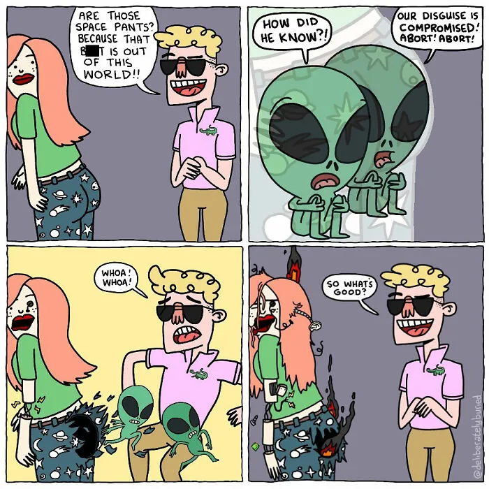 50 Funny Comics For Those With A Darker Sense Of Humor By “Deliberately Buried Comics” (New Pics)