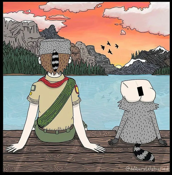 50 Funny Comics For Those With A Darker Sense Of Humor By “Deliberately Buried Comics” (New Pics)