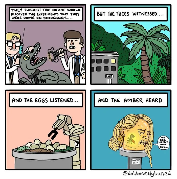 50 Funny Comics For Those With A Darker Sense Of Humor By “Deliberately Buried Comics” (New Pics)