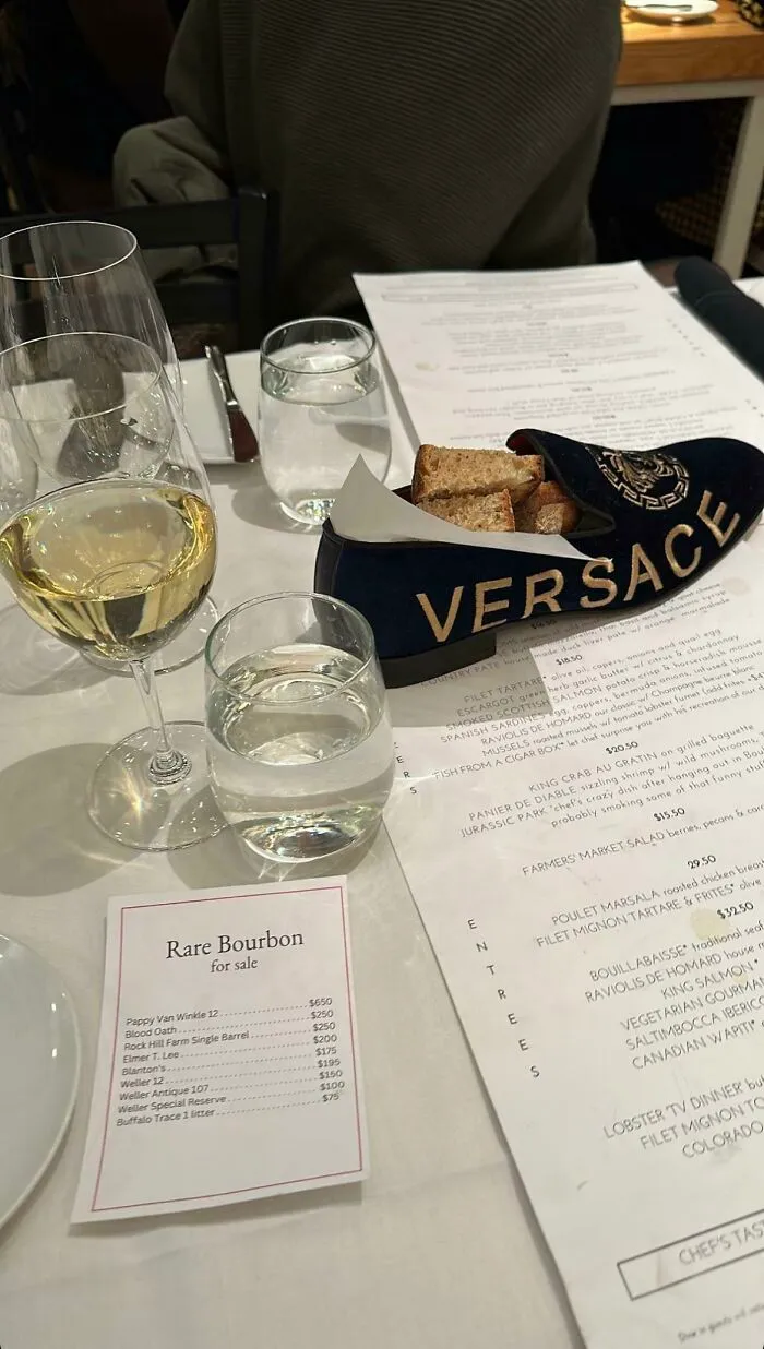 Bread In A Versace Shoe