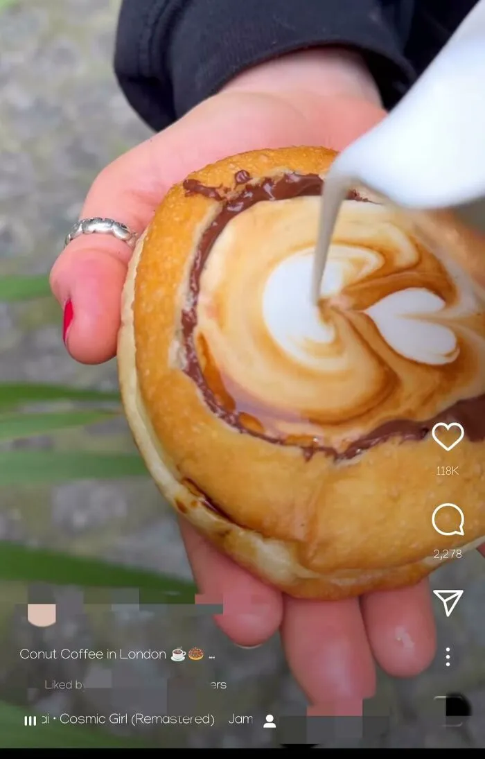 Café en un donut