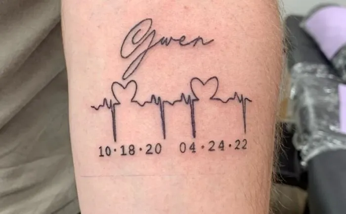 Got A Memorial Tattoo For My Daughter Thanks To Jenna Myers