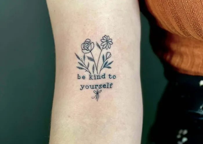 I Got My Lettering Tattoo Reworked By Giom At Eden Body Arts In Dallas, Texas