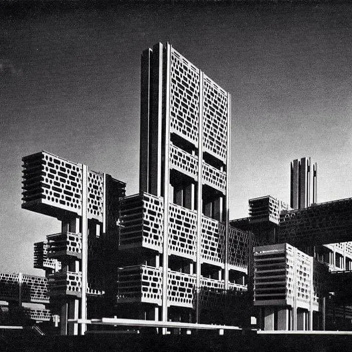 Tsujiki District, Tokyo - Kenzo Tange, 1963