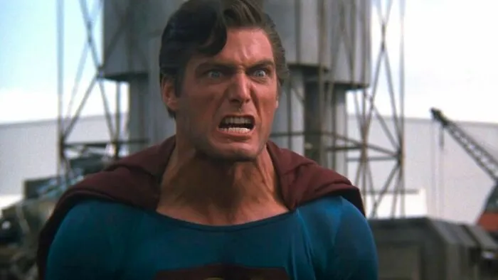 Superman screaming 