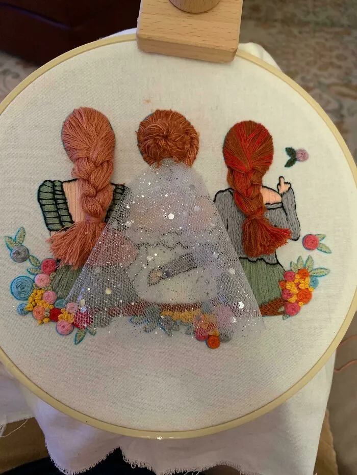 My Cousin Got Married In August. Finally Finished With Her Gift, Just Need To Add A Date