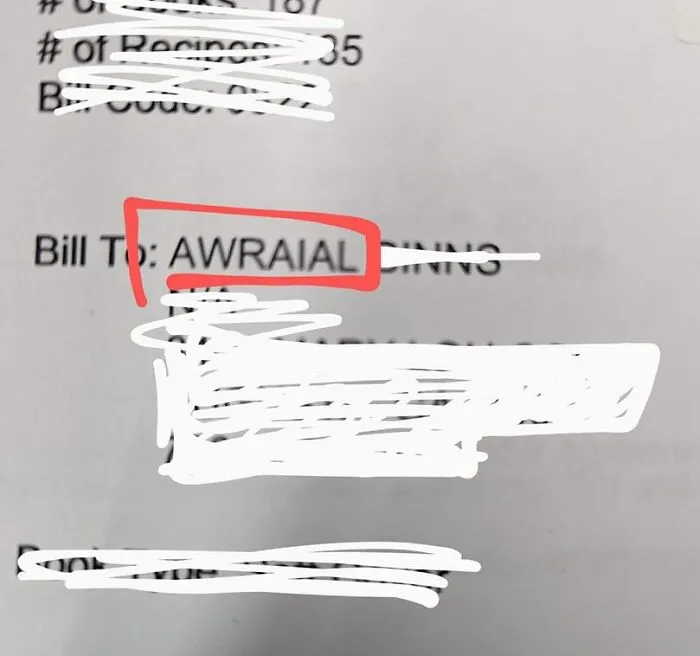 A Customer That I Had. It Was Pronounced Like Ariel