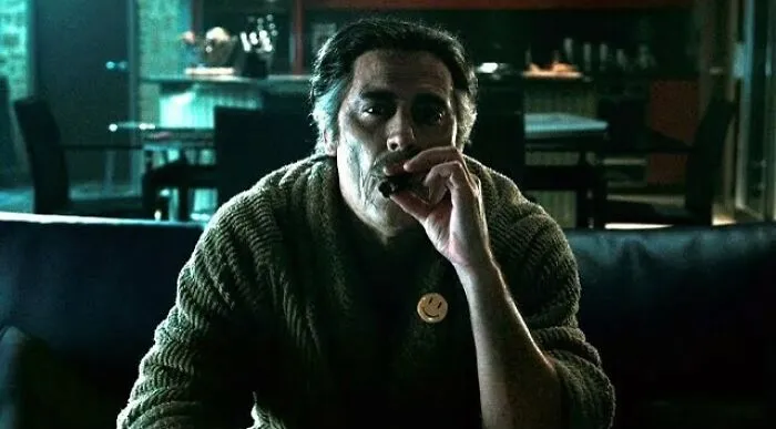 Edward smoking a cigar 