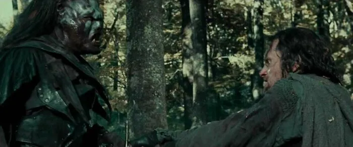 Lord Of The Rings: Fellowship Of The Ring (Aragorn vs. Uruk Hai)