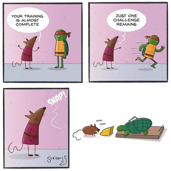 25 Unpredictable Comics With Dark Humor, Illustrated By Scribbly G (New Pics)