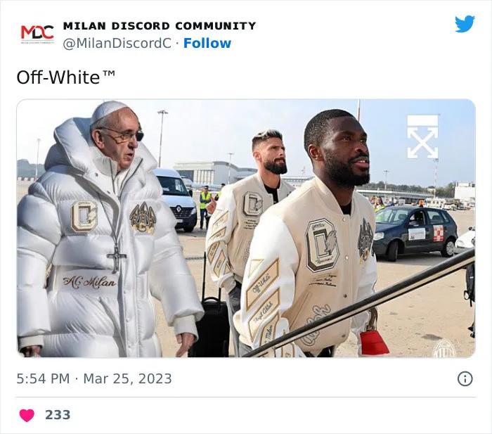 30 Of The Funniest Reactions And Memes To The Pope’s AI-Generated “Drip”